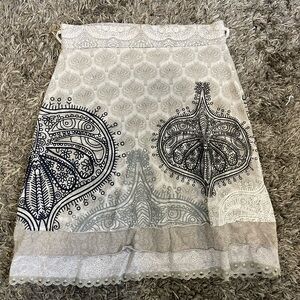 Vintage Pattern Desigual Skirt